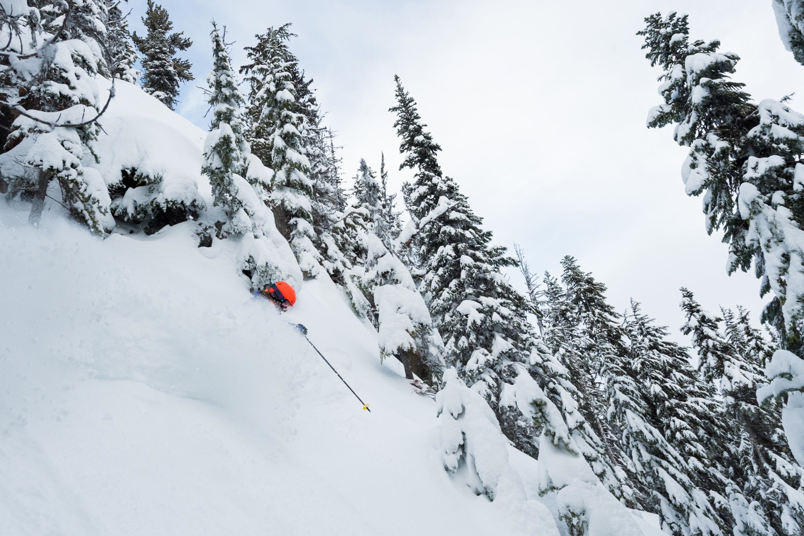 Whistler BC deep descent